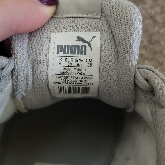 Blue puma sneakers - Picture 3 of 3